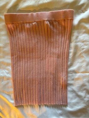 Women’s Ribbed Knit Skirt - Pink